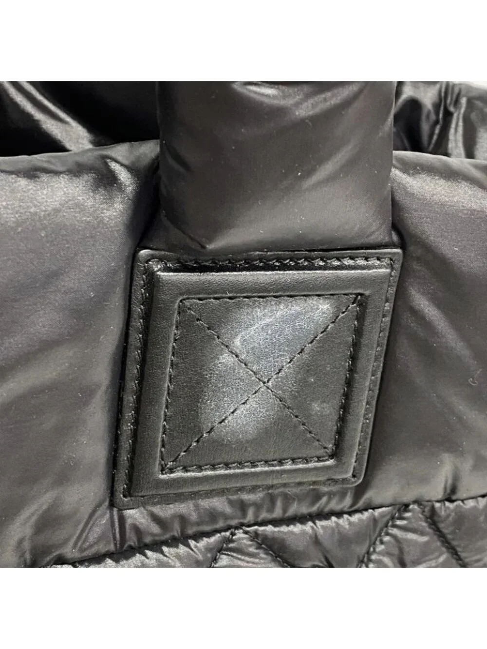 Chanel Tote Coco Cocoon Nylon Black Silver - Picture 6 of 9